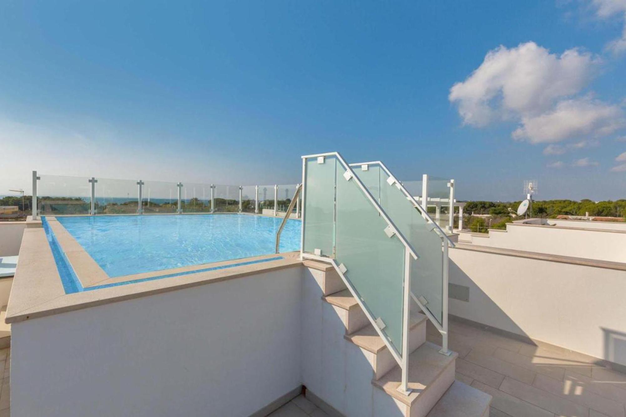 Tramonti Incredibili In Piscina - Apartment8 Con Ac Wifi In Residence Santa Maria al Bagno Dış mekan fotoğraf